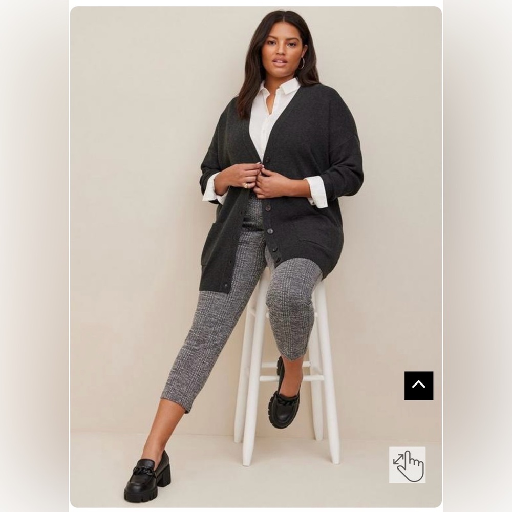 NWT Torrid Luxe Boyfriend Cardigan Sweater - Picture 2 of 7